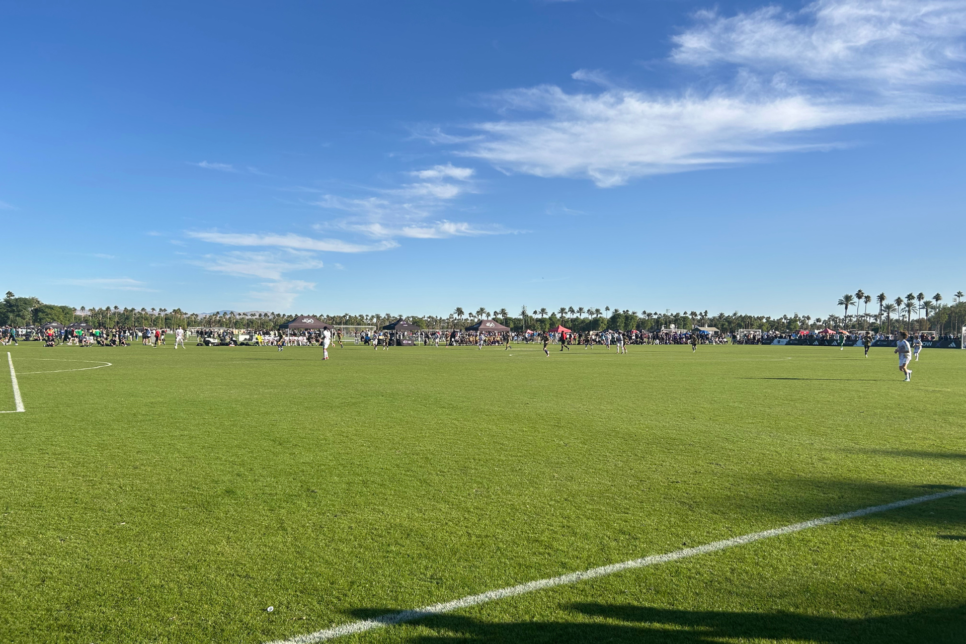 Soccer player in action